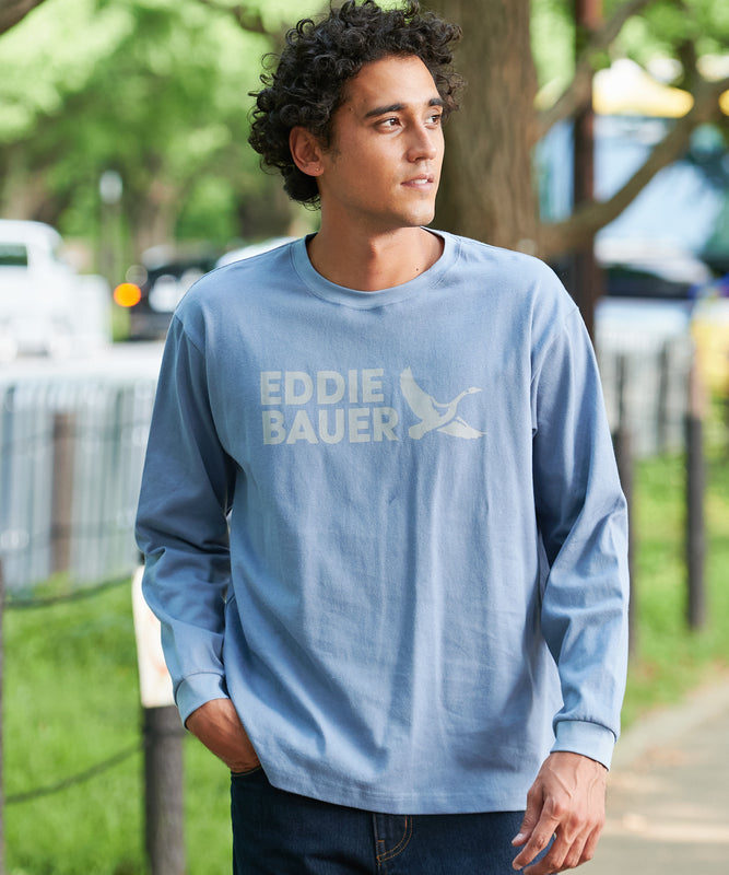 EBロゴ ヘビー 長袖Tシャツ/EB LOGO HVY LS TEE