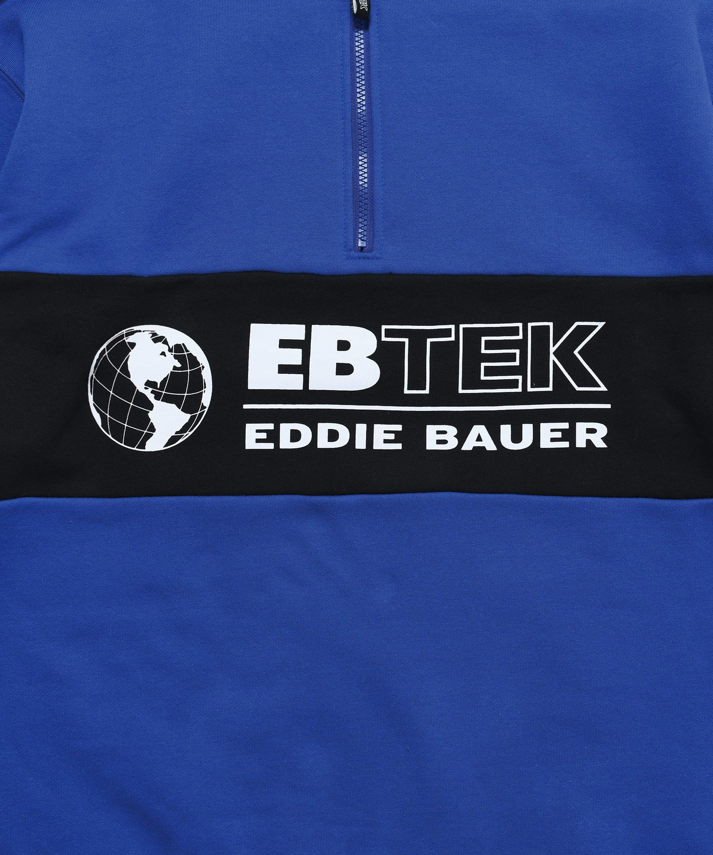 EBTEK パネルスウェット ハーフジップ/EBTEK PANEL SWEAT HALF ZIP