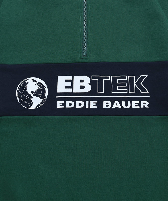 EBTEK パネルスウェット ハーフジップ/EBTEK PANEL SWEAT HALF ZIP