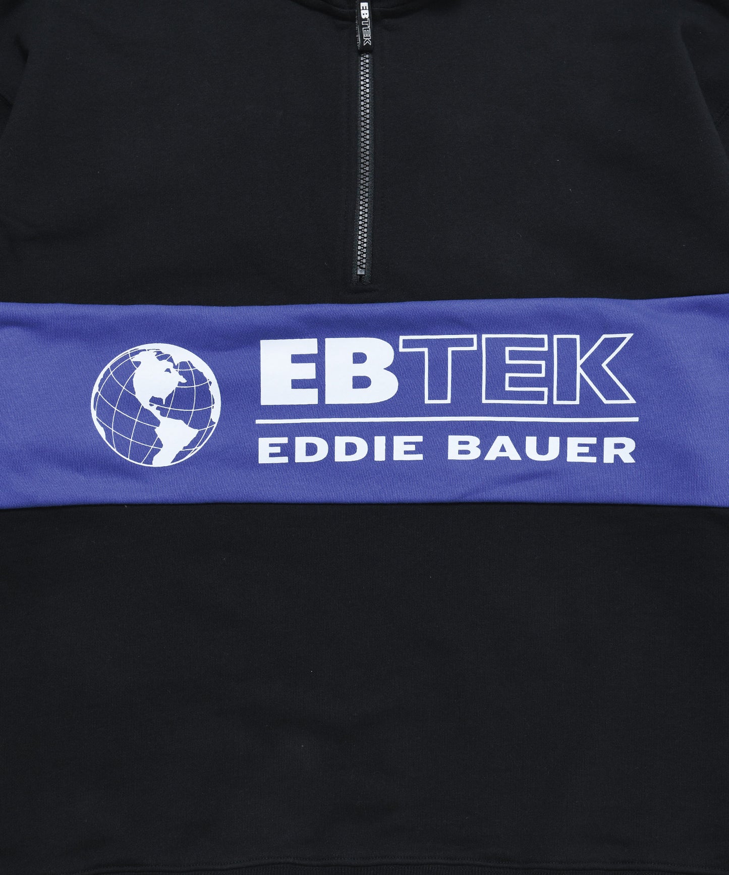 EBTEK パネルスウェット ハーフジップ/EBTEK PANEL SWEAT HALF ZIP