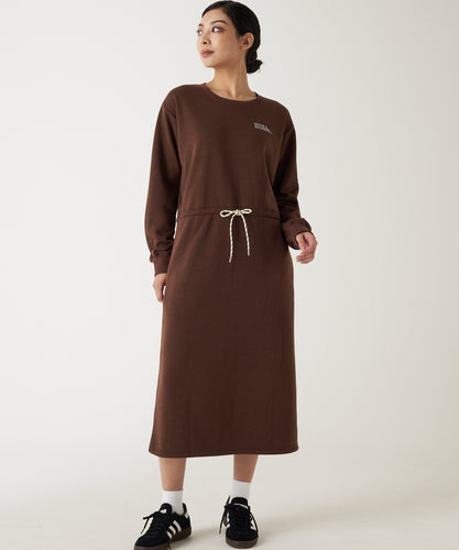 ドローストリング スウェットワンピース/DRAW STRING SWEATSHIRT DRESS