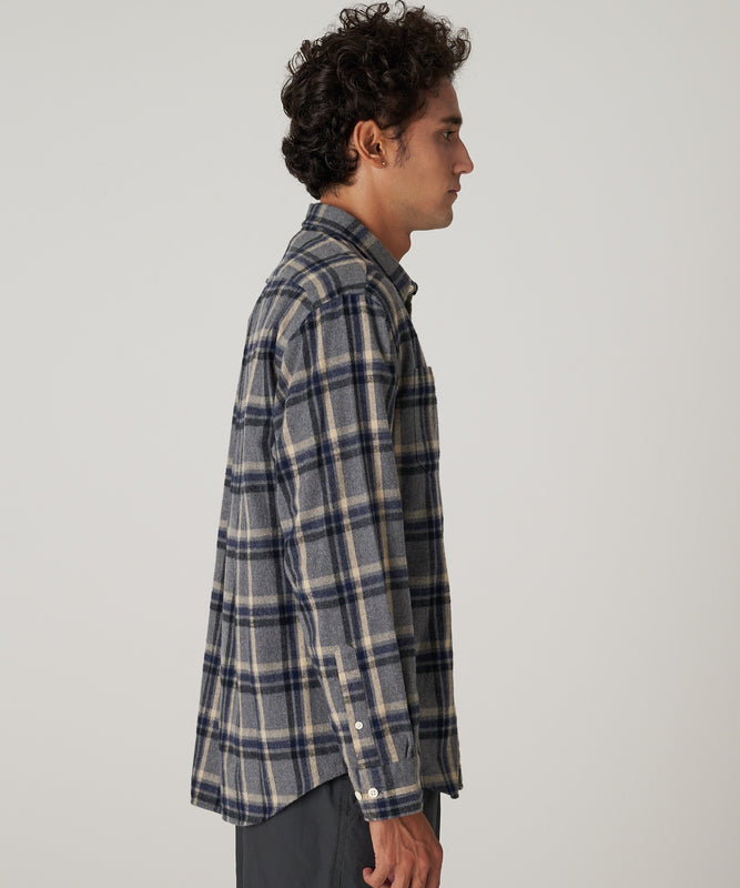 長袖スノーキャット フランネル チェックシャツ/LS SNOWCAT FLANNEL CHECK SHIRTS