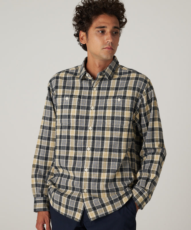 長袖スノーキャット フランネル チェックシャツ/LS SNOWCAT FLANNEL CHECK SHIRTS