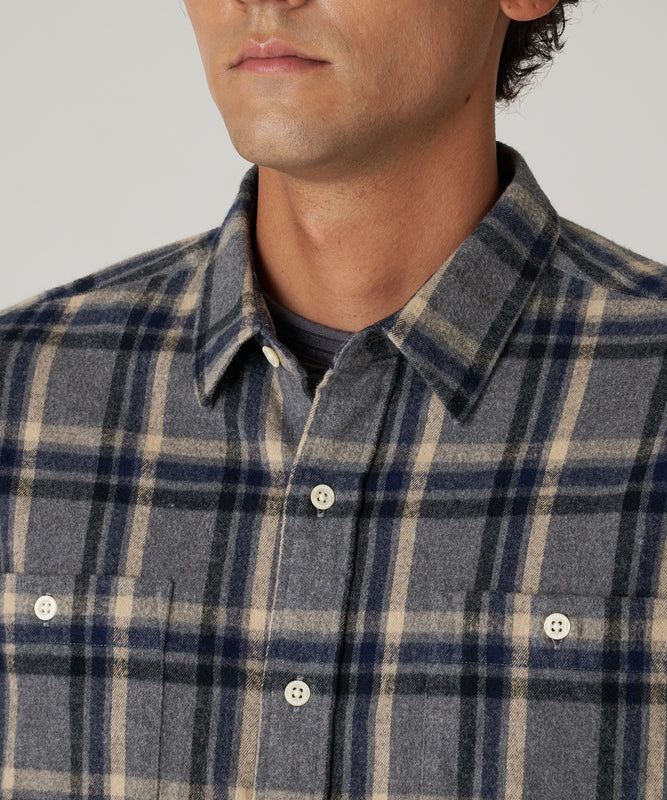 長袖スノーキャット フランネル チェックシャツ/LS SNOWCAT FLANNEL CHECK SHIRTS