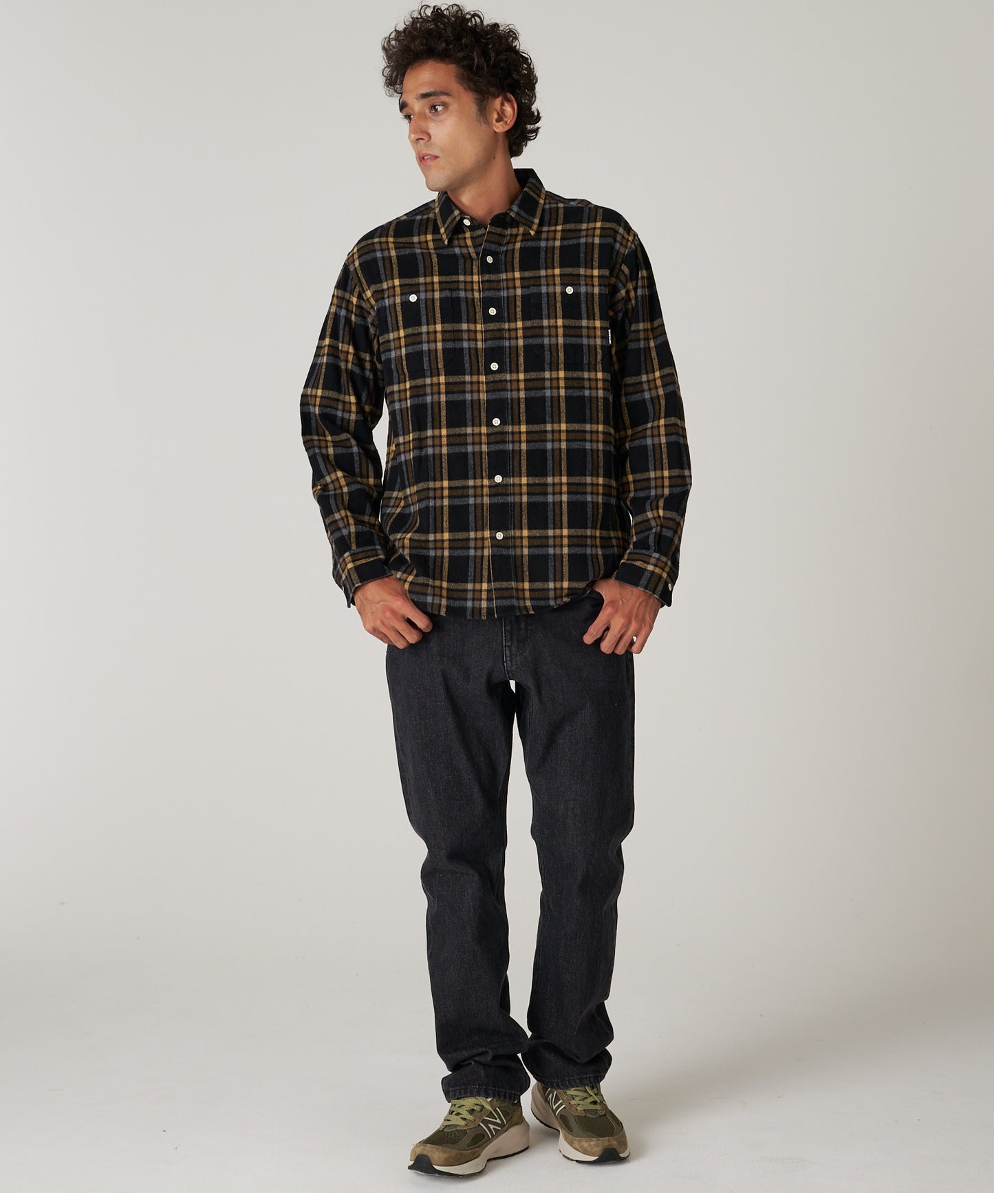 長袖スノーキャット フランネル チェックシャツ/LS SNOWCAT FLANNEL CHECK SHIRTS