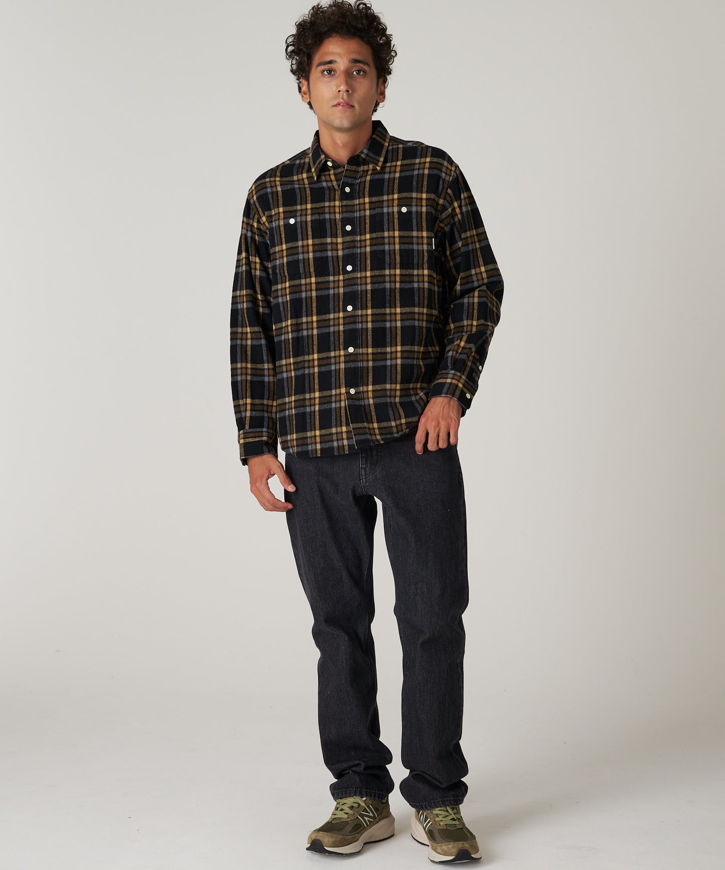 長袖スノーキャット フランネル チェックシャツ/LS SNOWCAT FLANNEL CHECK SHIRTS