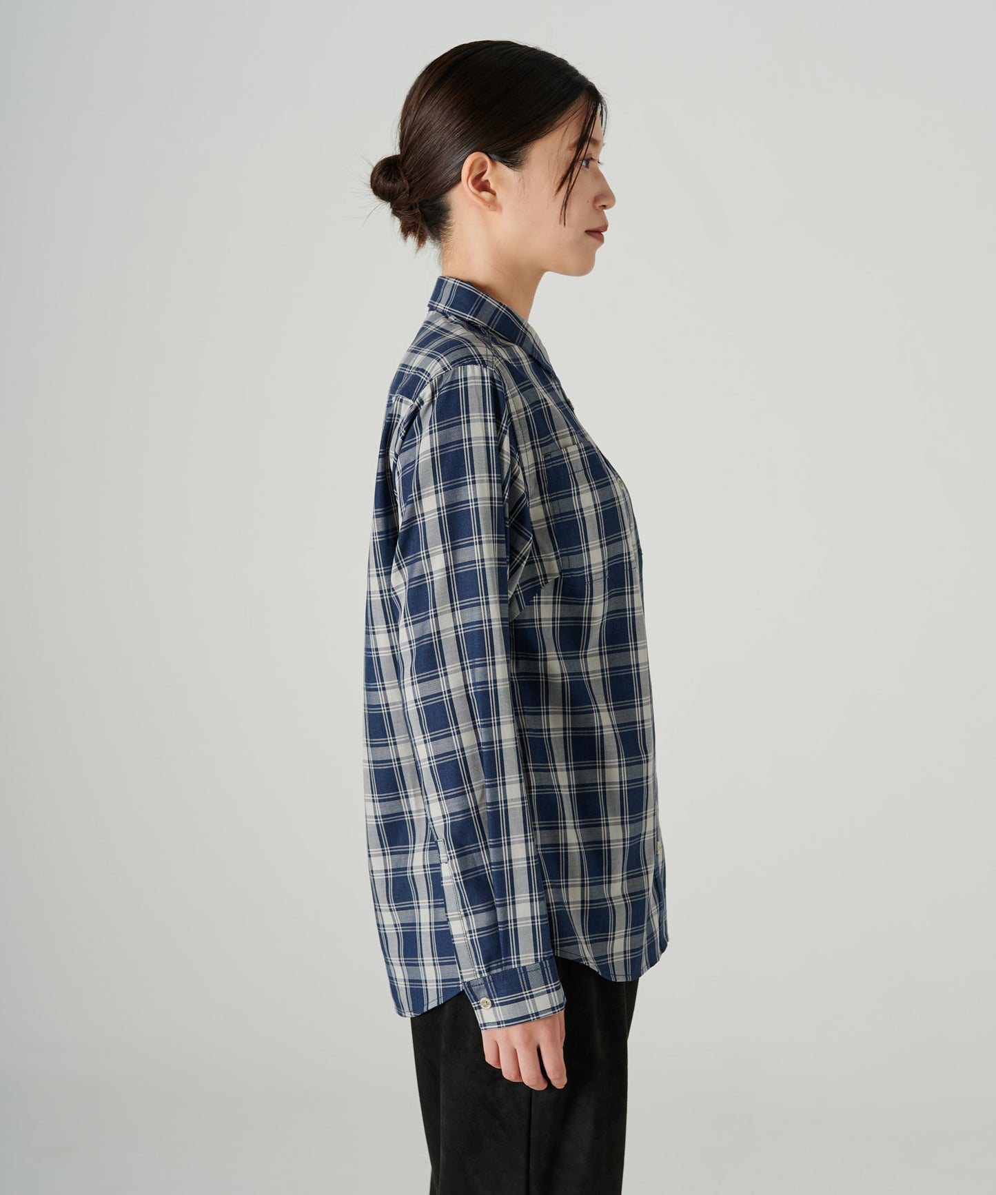 プレイド 長袖ツイルシャツ/LS PLAID TWILL SHIRT