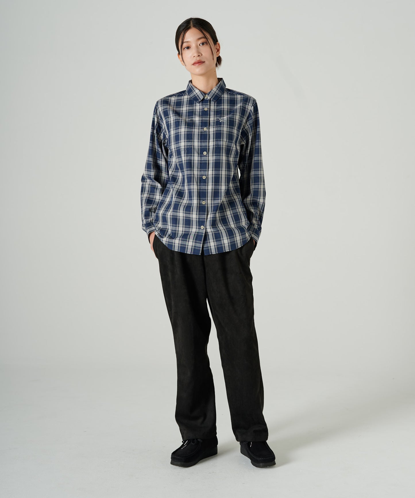 プレイド 長袖ツイルシャツ/LS PLAID TWILL SHIRT