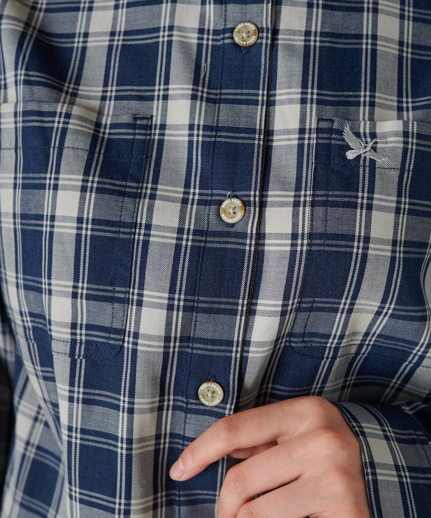 プレイド 長袖ツイルシャツ/LS PLAID TWILL SHIRT