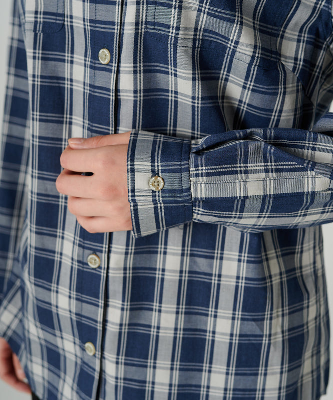 プレイド 長袖ツイルシャツ/LS PLAID TWILL SHIRT