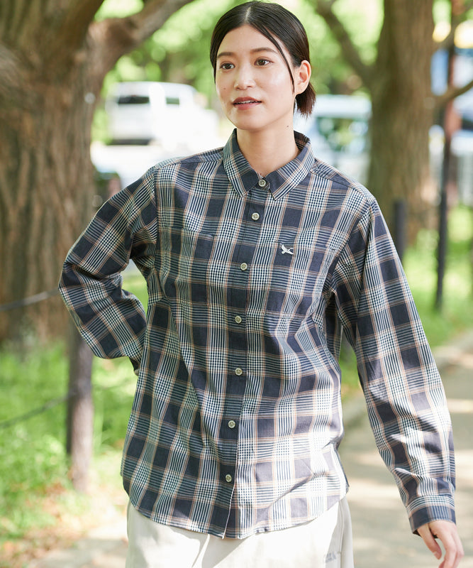 プレイド 長袖ツイルシャツ/LS PLAID TWILL SHIRT