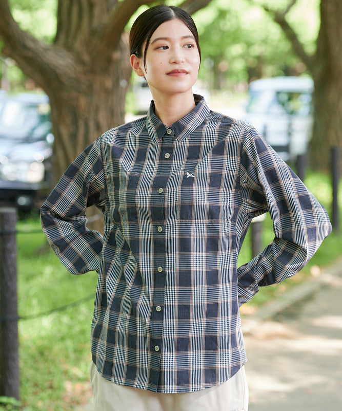 プレイド 長袖ツイルシャツ/LS PLAID TWILL SHIRT