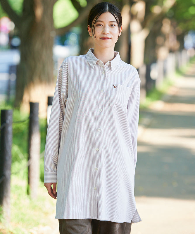 オックスフォード シャツチュニック/OX FORD SHIRT TUNIC