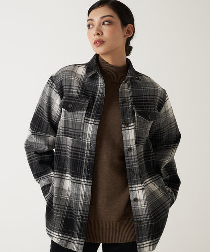 長袖 フランネル シャツジャケット/LS FLANNEL SHIRT JACKET