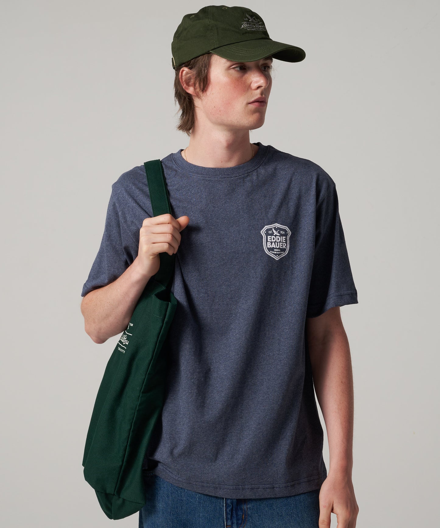 エンブレムロゴプリントTシャツ/EMBLEM LOGO PRT TEE