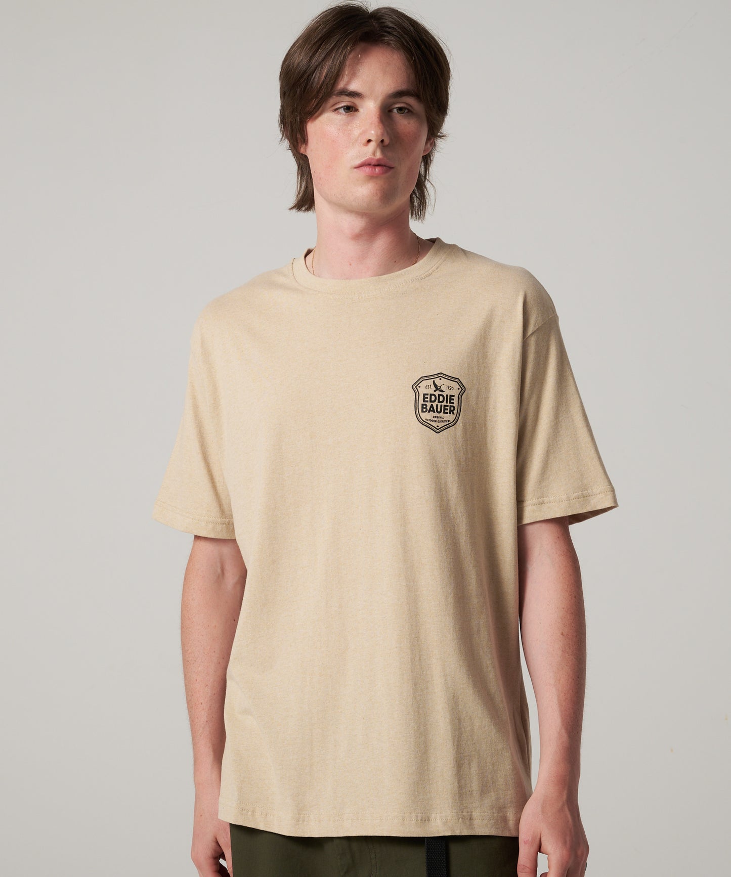 エンブレムロゴプリントTシャツ/EMBLEM LOGO PRT TEE
