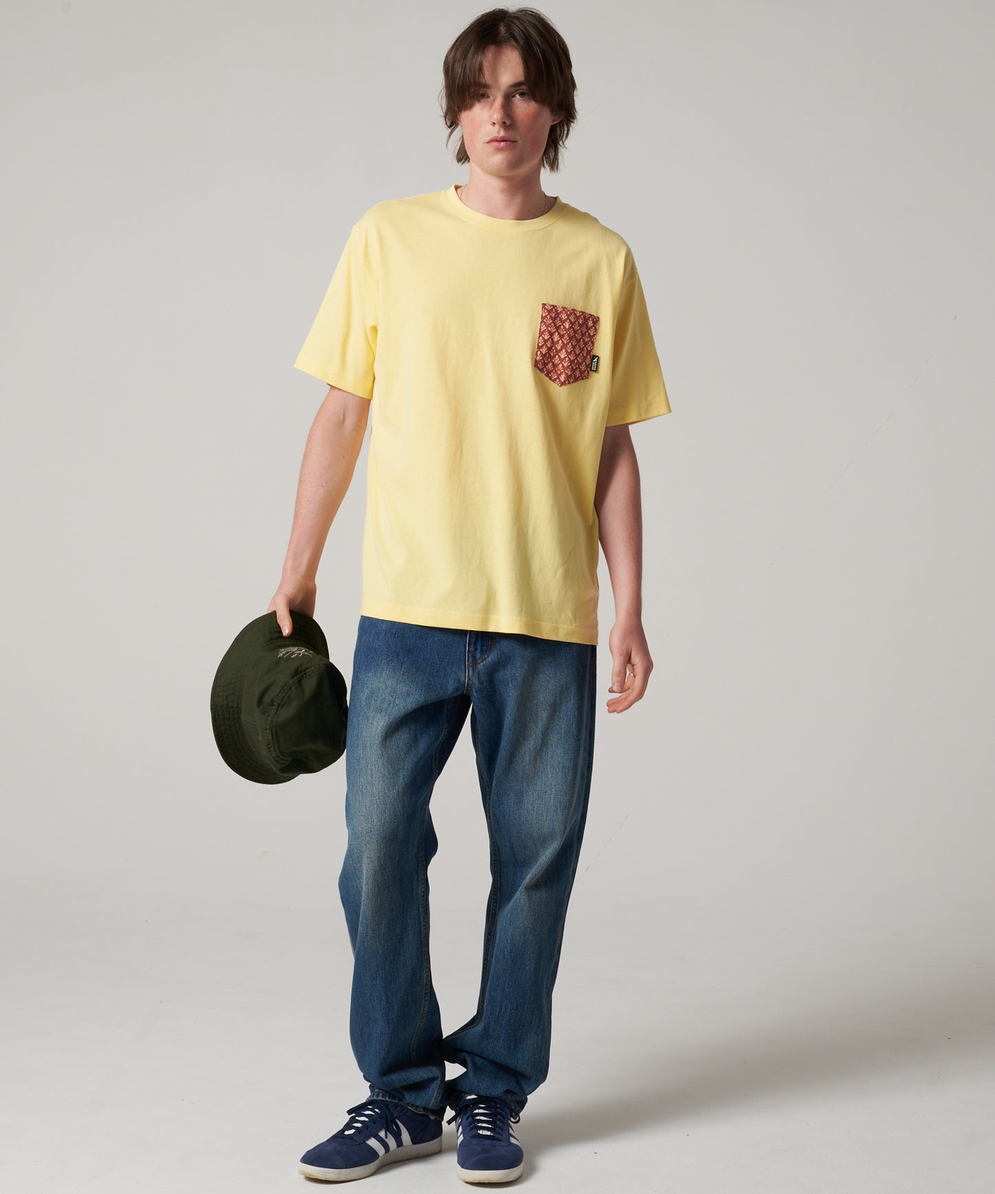 柄ポケット 半袖Tシャツ/PATTERN PKT SS TEE