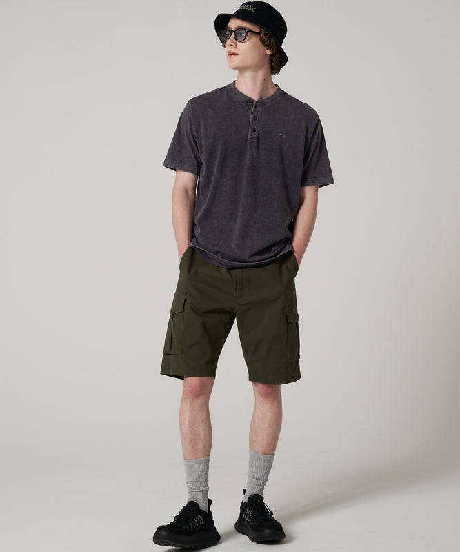 ピグメント ヘンリーネック Tシャツ/PIGMENT HENRY TEE