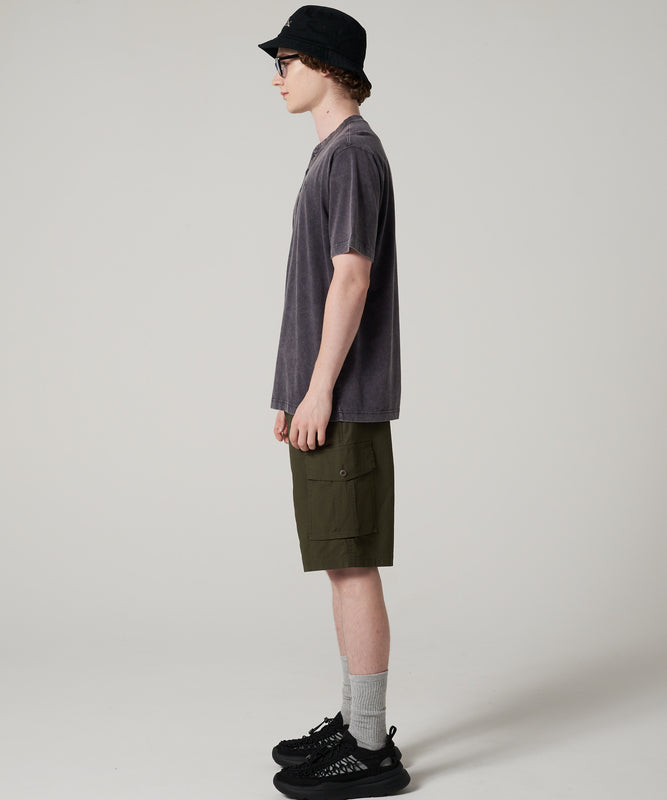 ピグメント ヘンリーネック Tシャツ/PIGMENT HENRY TEE