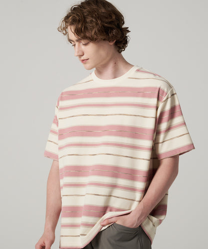 マルチボーダー 半袖Tシャツ/MULTI BORDER SS TEE