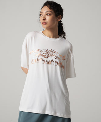 箔プリント 半袖Tシャツ/FOIL PRINT SS TEE