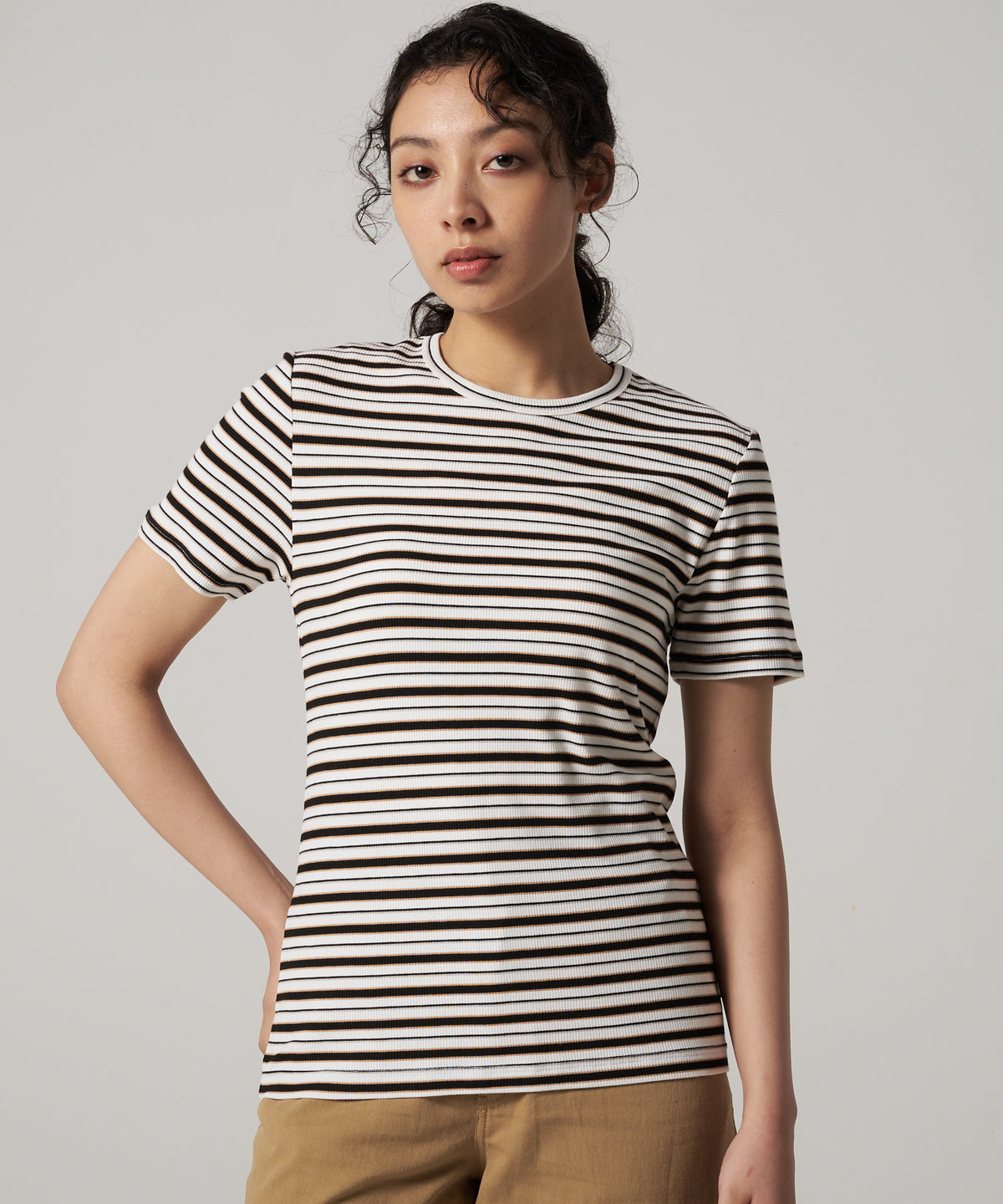 エッセンシャルズ リブ Tシャツ/ESSENTIALS RIBBED TEE