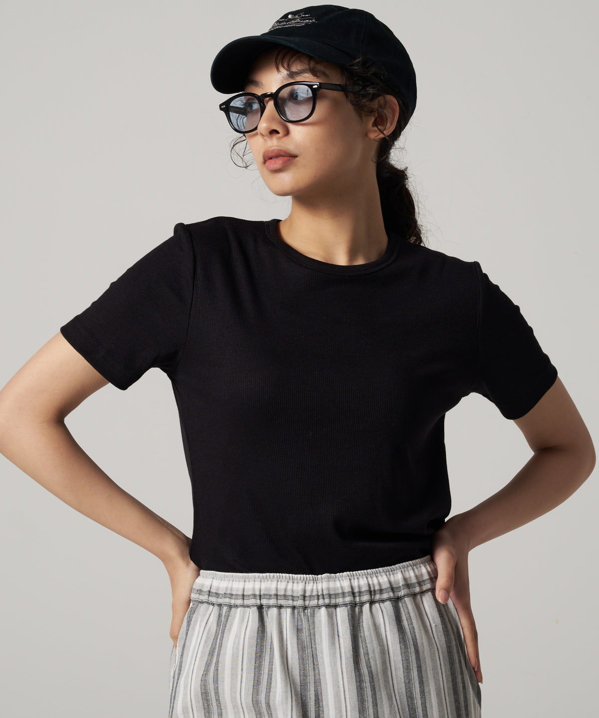 エッセンシャルズ リブ Tシャツ/ESSENTIALS RIBBED TEE