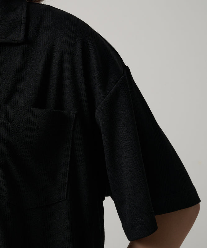 ジャージー 開襟シャツ/OPEN COLLAR JERSEY SHIRT