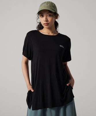 ギャザー チュニックTシャツ/GATHER TUNIC TEE