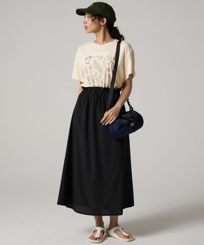Vネック チュニックTシャツ/V-NECK TEE TUNIC