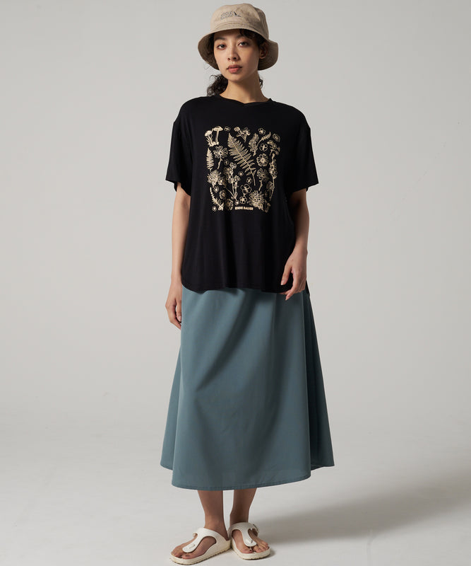 Vネック チュニックTシャツ/V-NECK TEE TUNIC