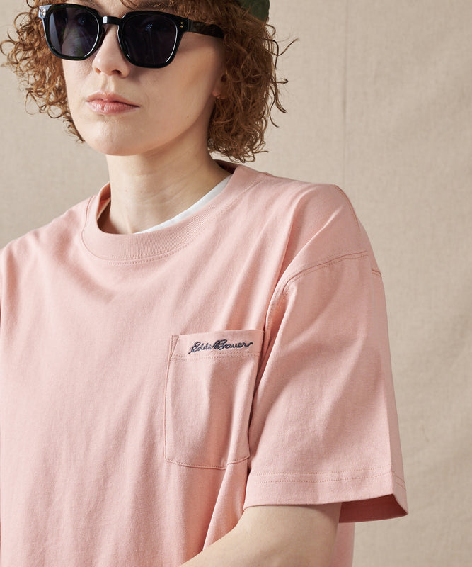 クラシック ロゴ刺繡 ポケットTシャツ/CLASSIC LOGO EMB PKT TEE