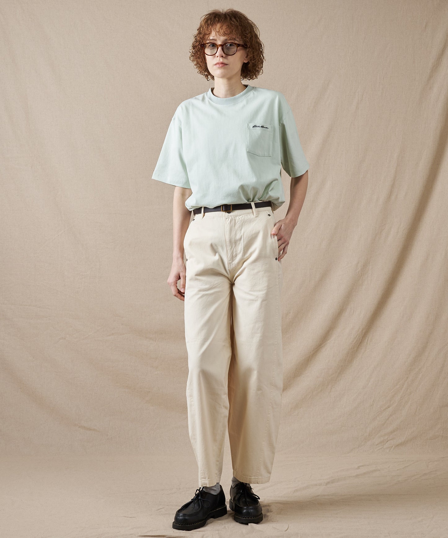 クラシック ロゴ刺繡 ポケットTシャツ/CLASSIC LOGO EMB PKT TEE