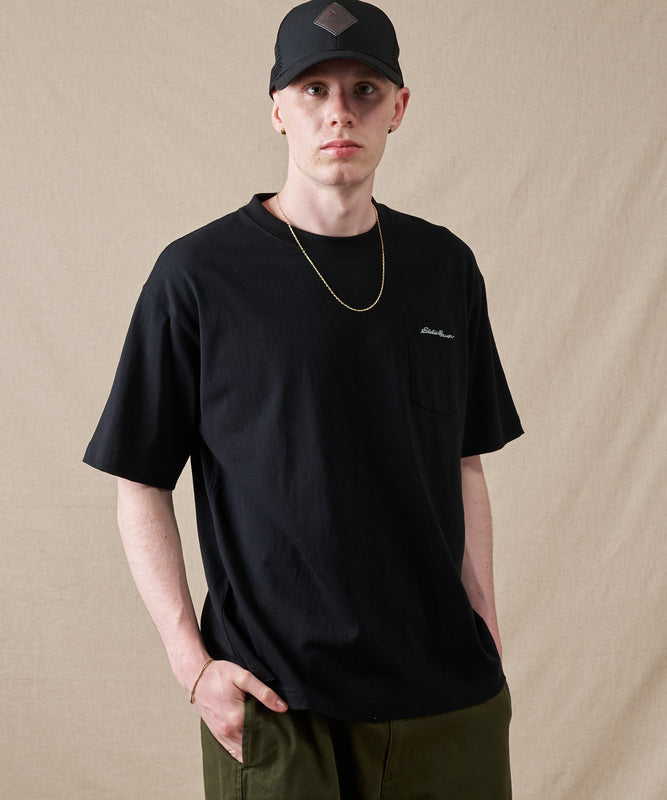 クラシック ロゴ刺繡 ポケットTシャツ/CLASSIC LOGO EMB PKT TEE