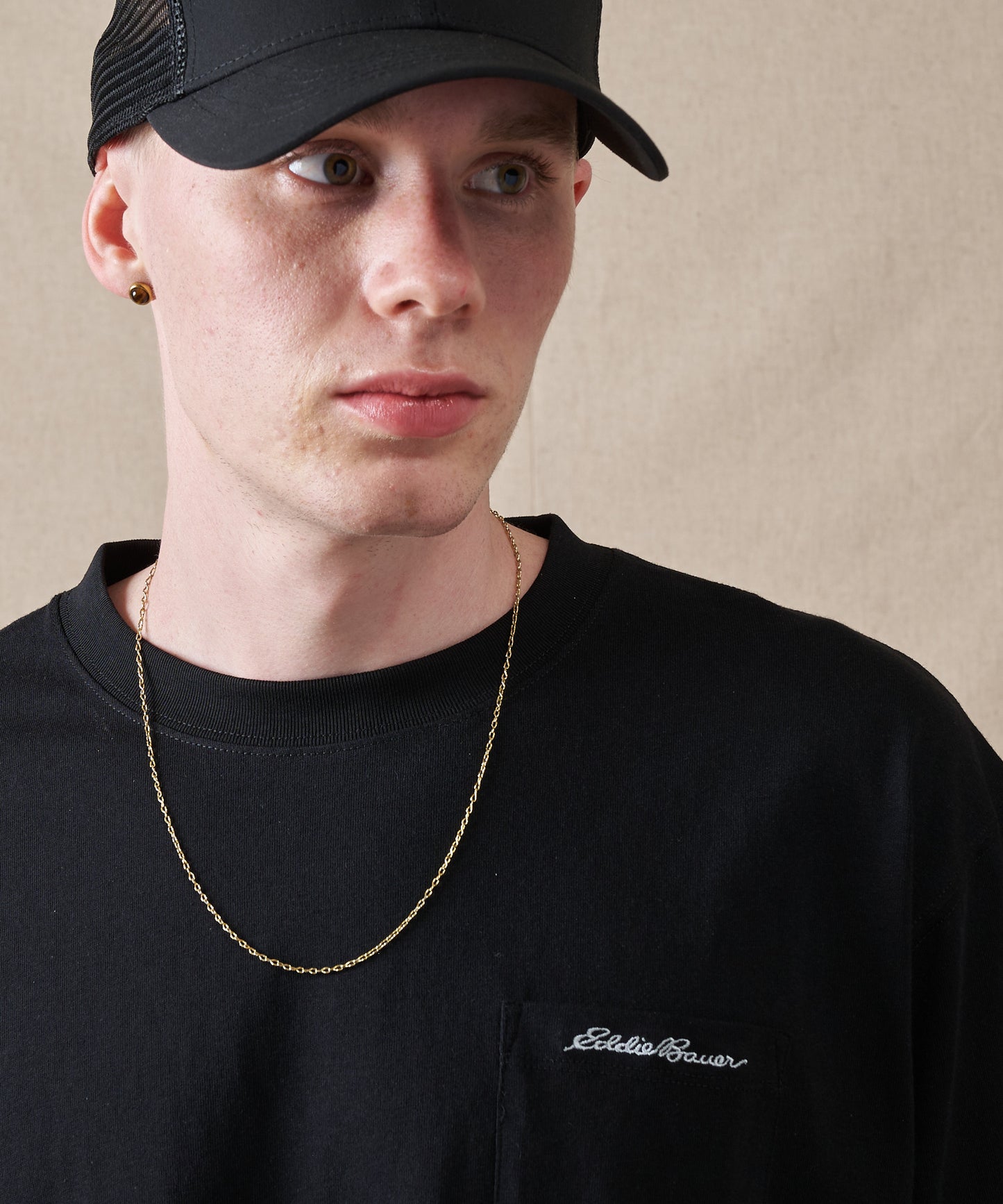 クラシック ロゴ刺繡 ポケットTシャツ/CLASSIC LOGO EMB PKT TEE