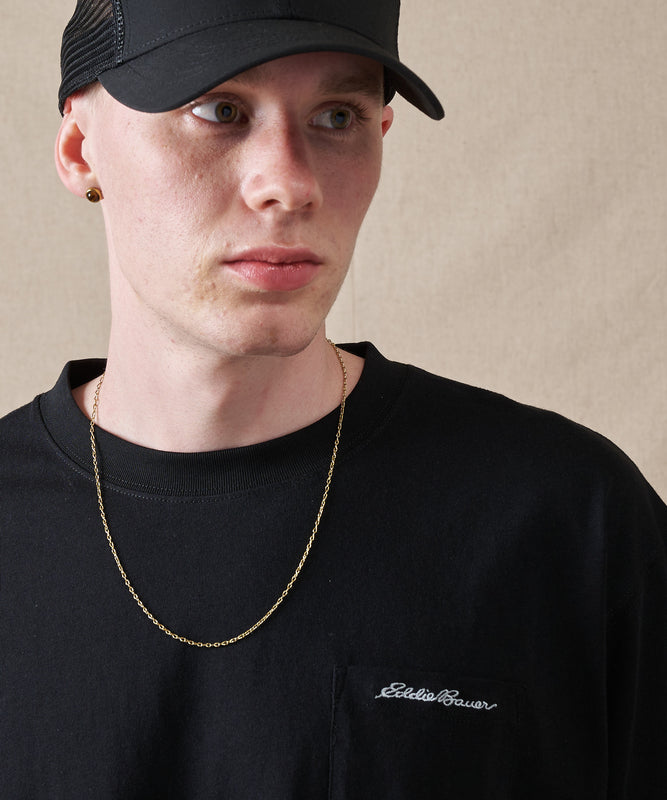 クラシック ロゴ刺繡 ポケットTシャツ/CLASSIC LOGO EMB PKT TEE