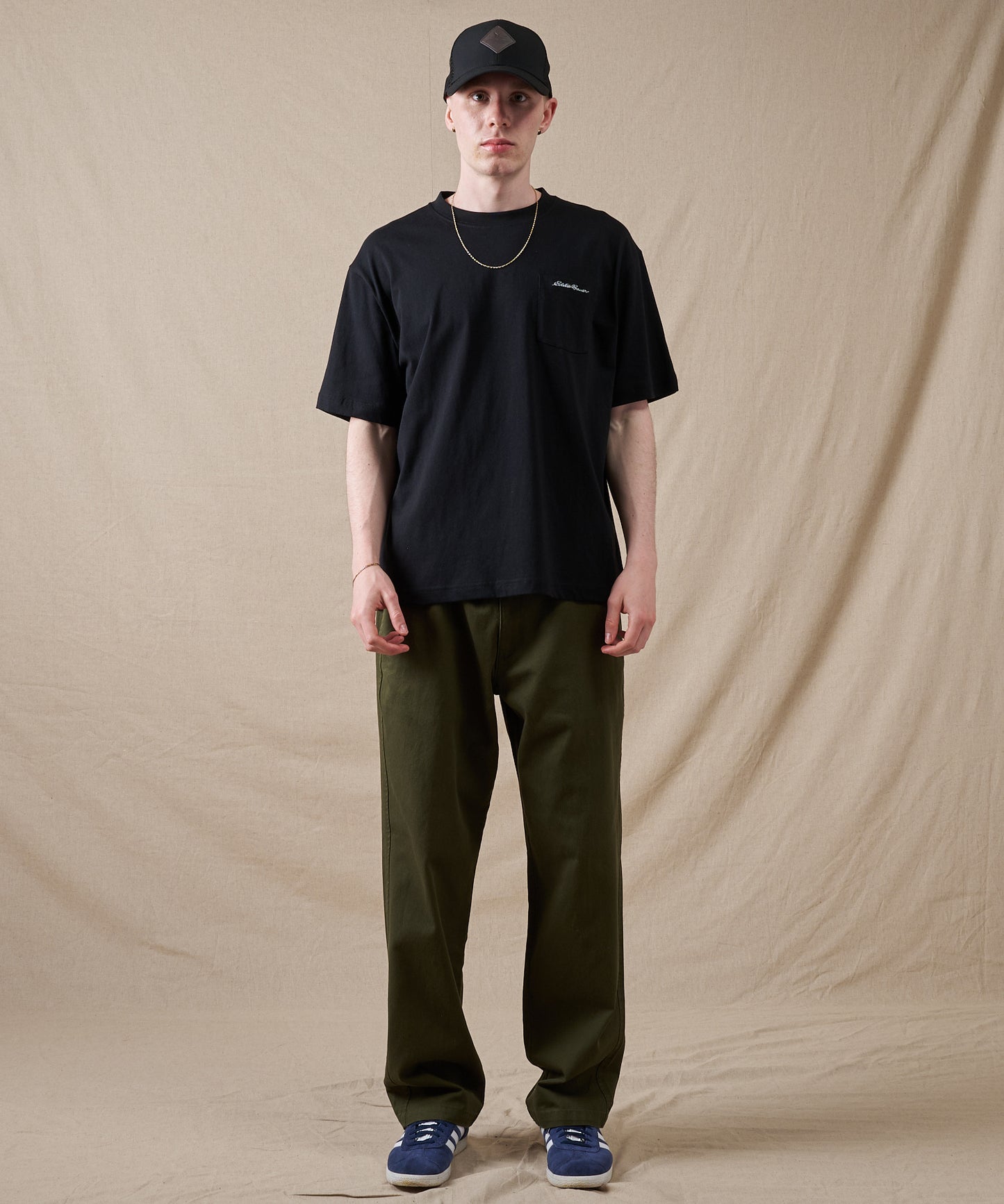 クラシック ロゴ刺繡 ポケットTシャツ/CLASSIC LOGO EMB PKT TEE