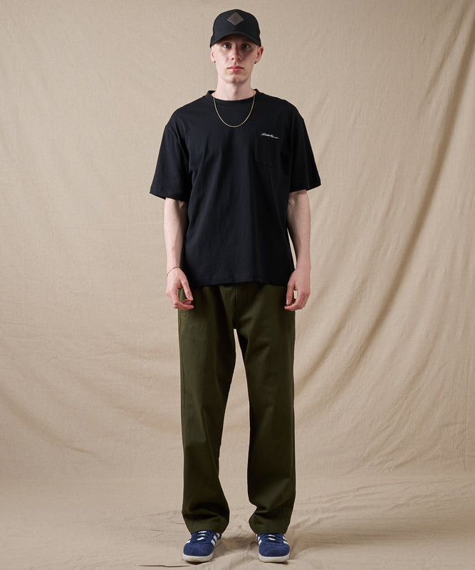 クラシック ロゴ刺繡 ポケットTシャツ/CLASSIC LOGO EMB PKT TEE