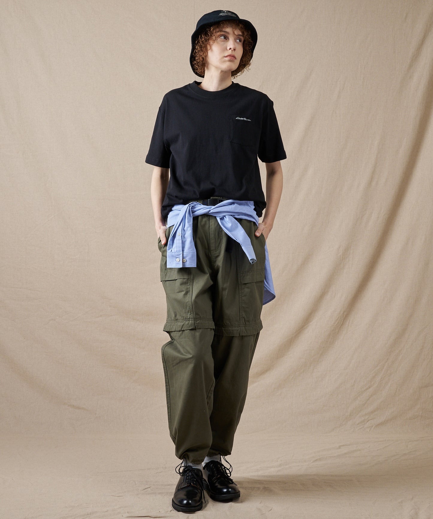 クラシック ロゴ刺繡 ポケットTシャツ/CLASSIC LOGO EMB PKT TEE