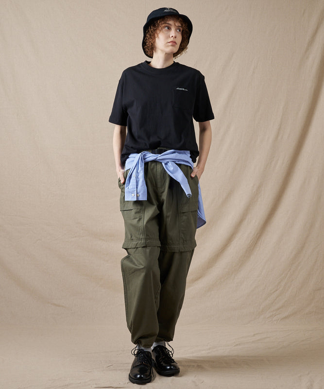 クラシック ロゴ刺繡 ポケットTシャツ/CLASSIC LOGO EMB PKT TEE