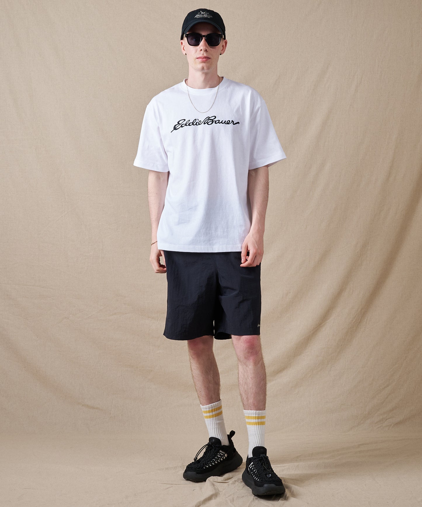 クラシック ロゴ刺繡 Tシャツ/CLASSIC LOGO EMB TEE