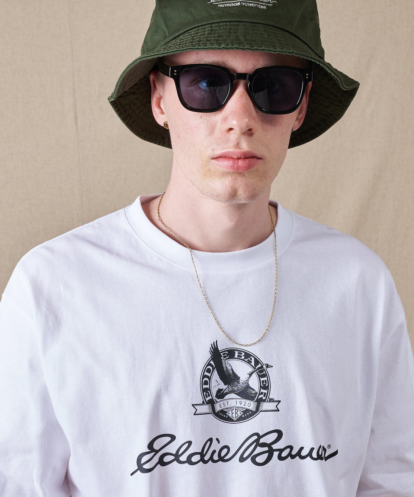 グースロゴプリント Tシャツ/GOOSE LOGO PRINT TEE