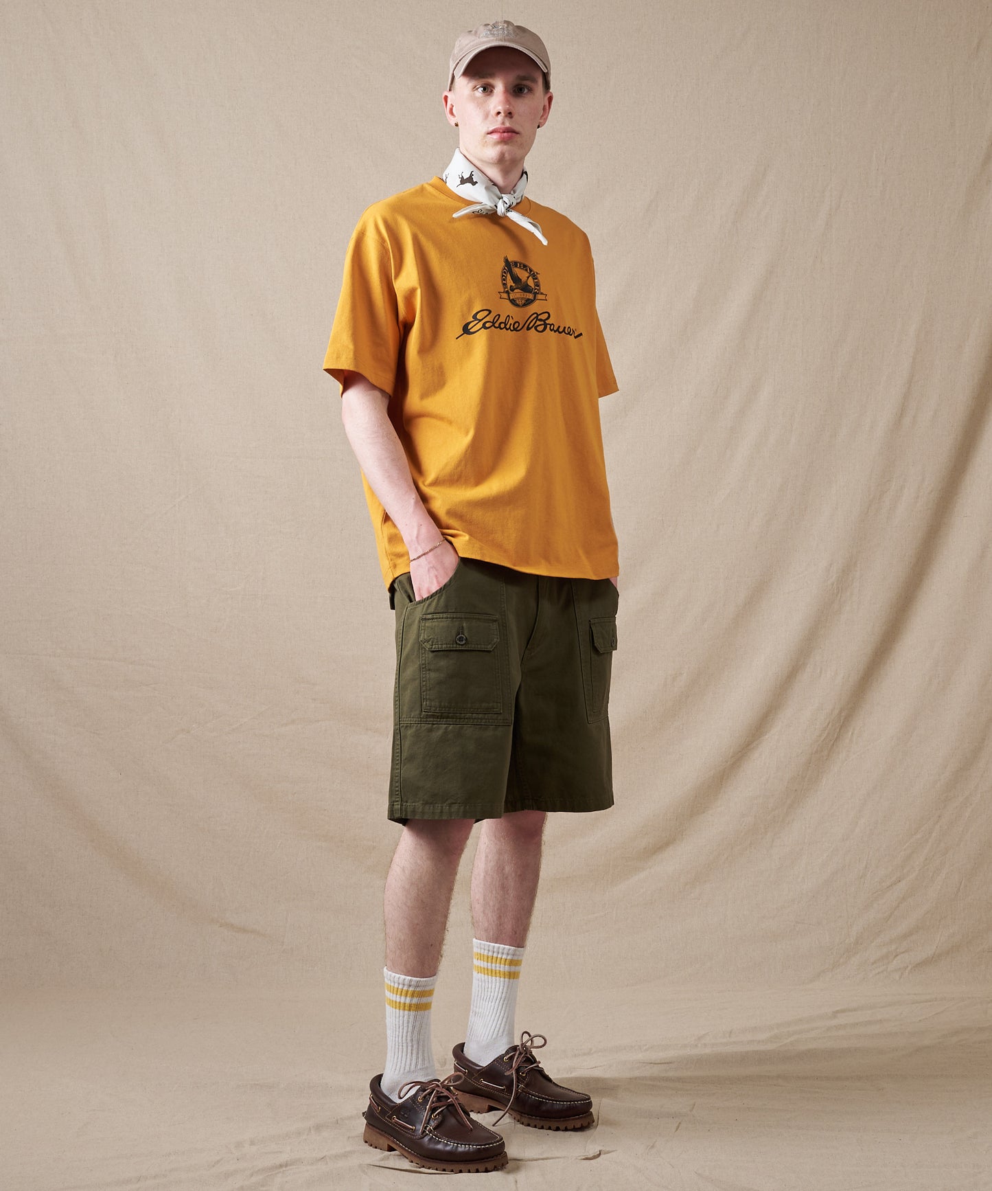 グースロゴプリント Tシャツ/GOOSE LOGO PRINT TEE