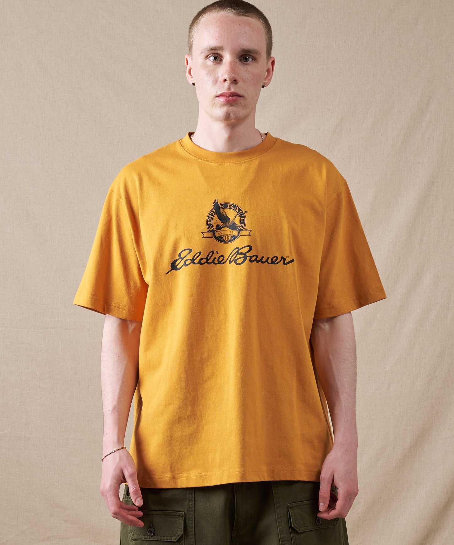 グースロゴプリント Tシャツ/GOOSE LOGO PRINT TEE