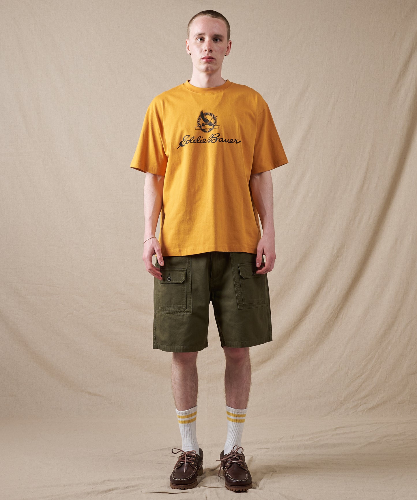 グースロゴプリント Tシャツ/GOOSE LOGO PRINT TEE