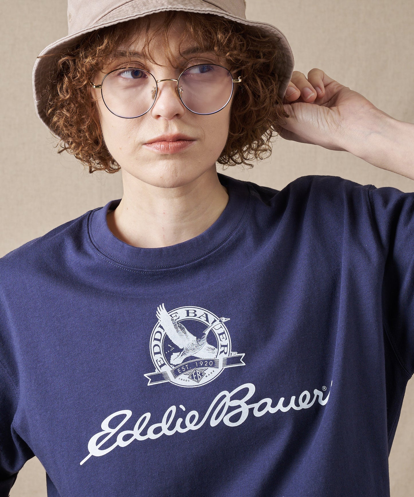 グースロゴプリント Tシャツ/GOOSE LOGO PRINT TEE