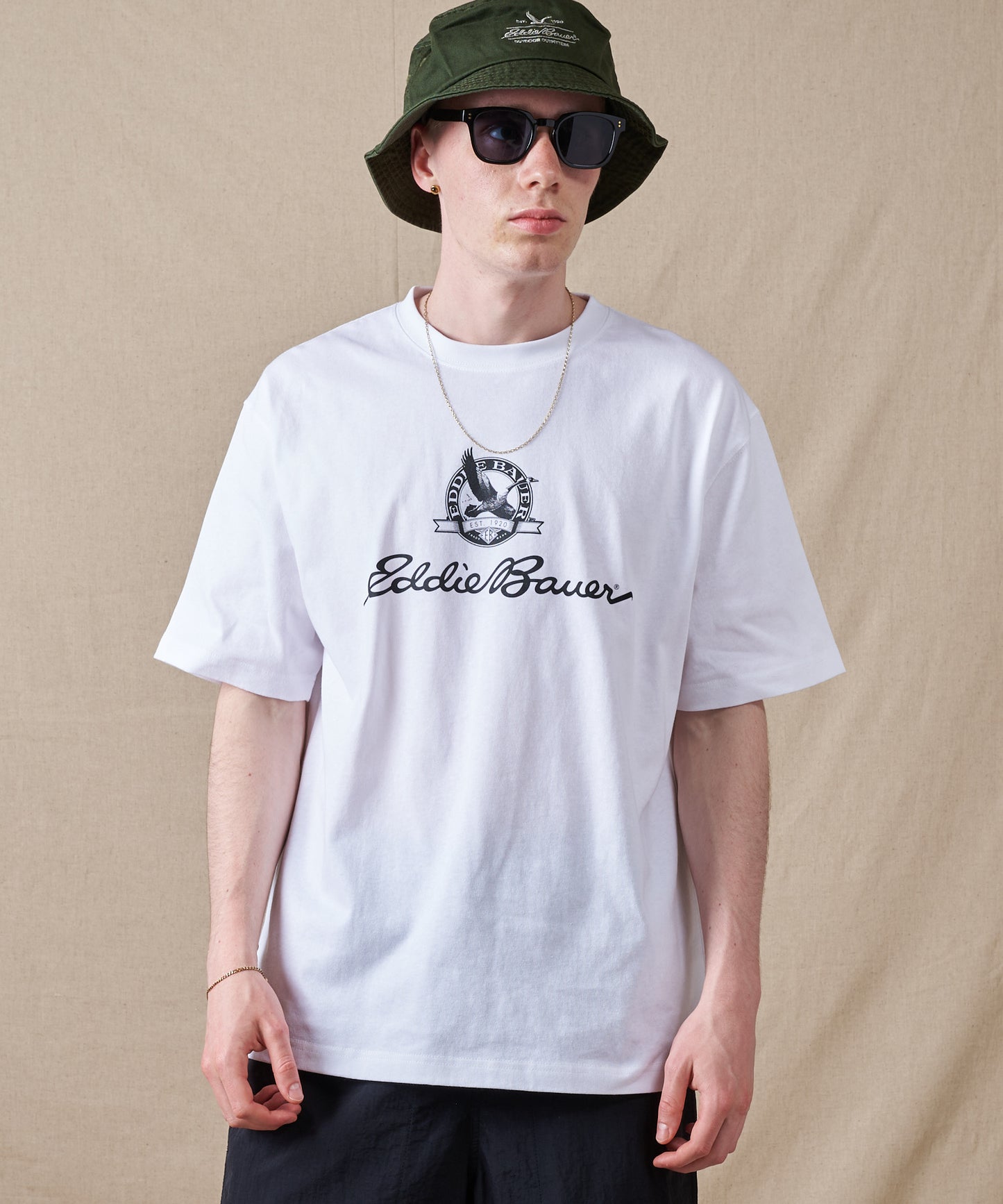 グースロゴプリント Tシャツ/GOOSE LOGO PRINT TEE