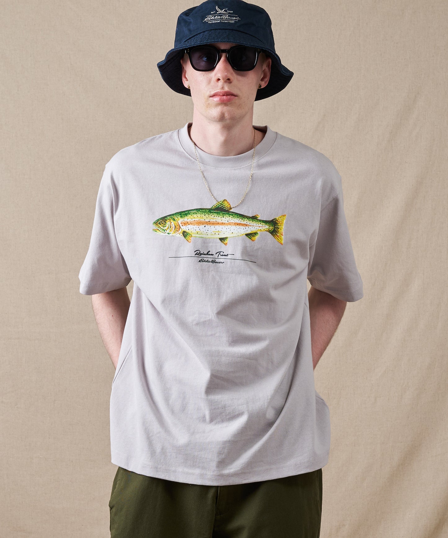 フィッシュ プリントTシャツ/FISH PRINT TEE