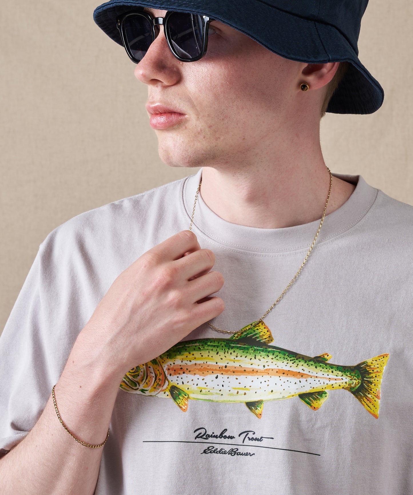 フィッシュ プリントTシャツ/FISH PRINT TEE