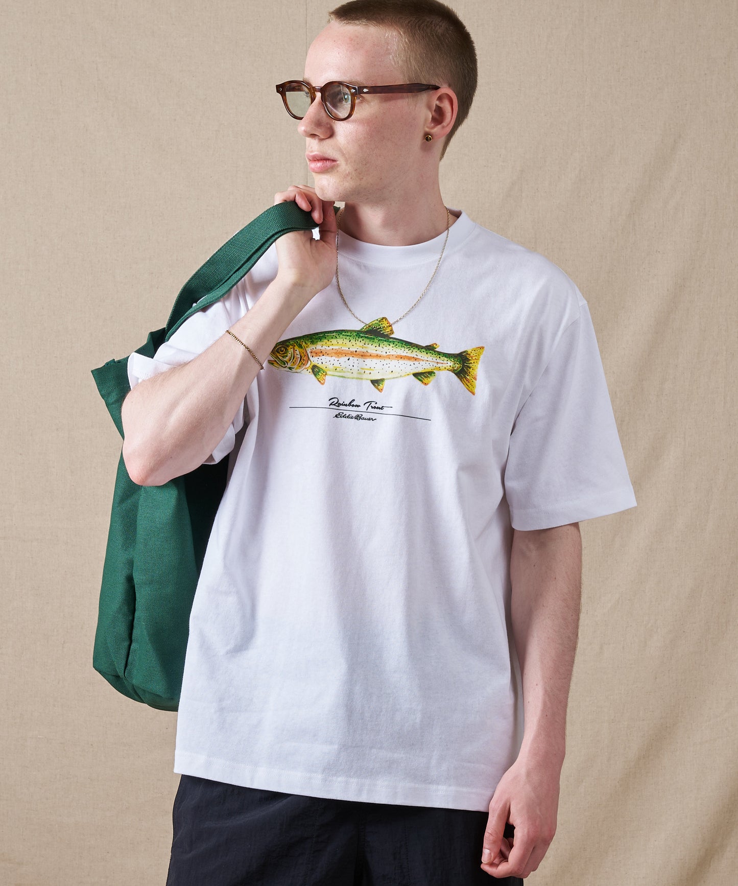 フィッシュ プリントTシャツ/FISH PRINT TEE